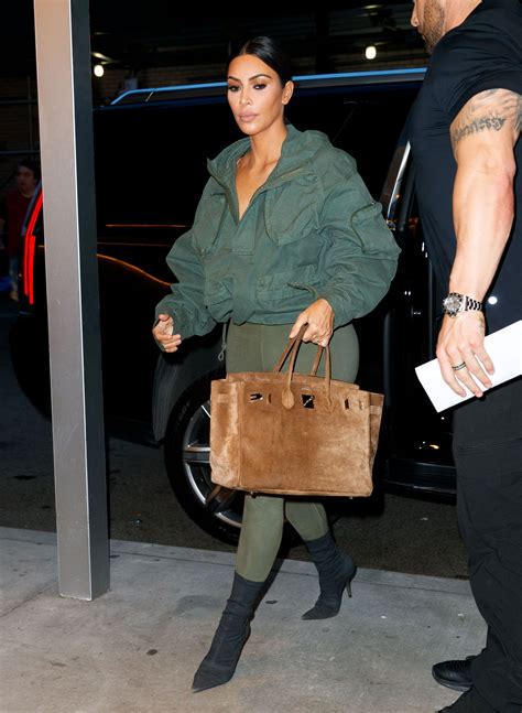 kim kardashian hermes collection|kim kardashian purple bag.